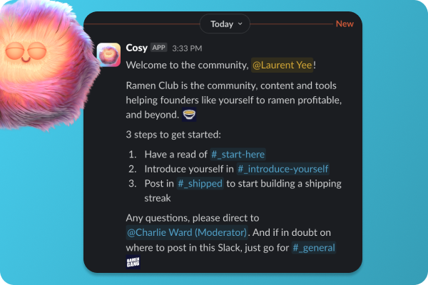 Cosy Automate Onboarding Feature